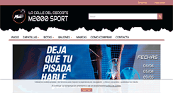 Desktop Screenshot of m2000sport.com